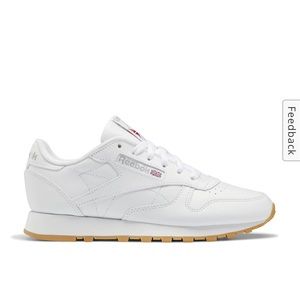 Women’s Reebok Classic Leather Sneaker - US size 7.5
